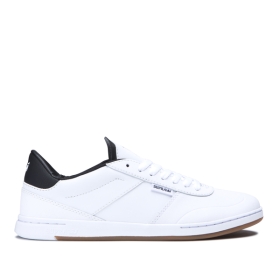 Supra Mens ELEVATE White/Black/white Low Top Shoes | CA-83920